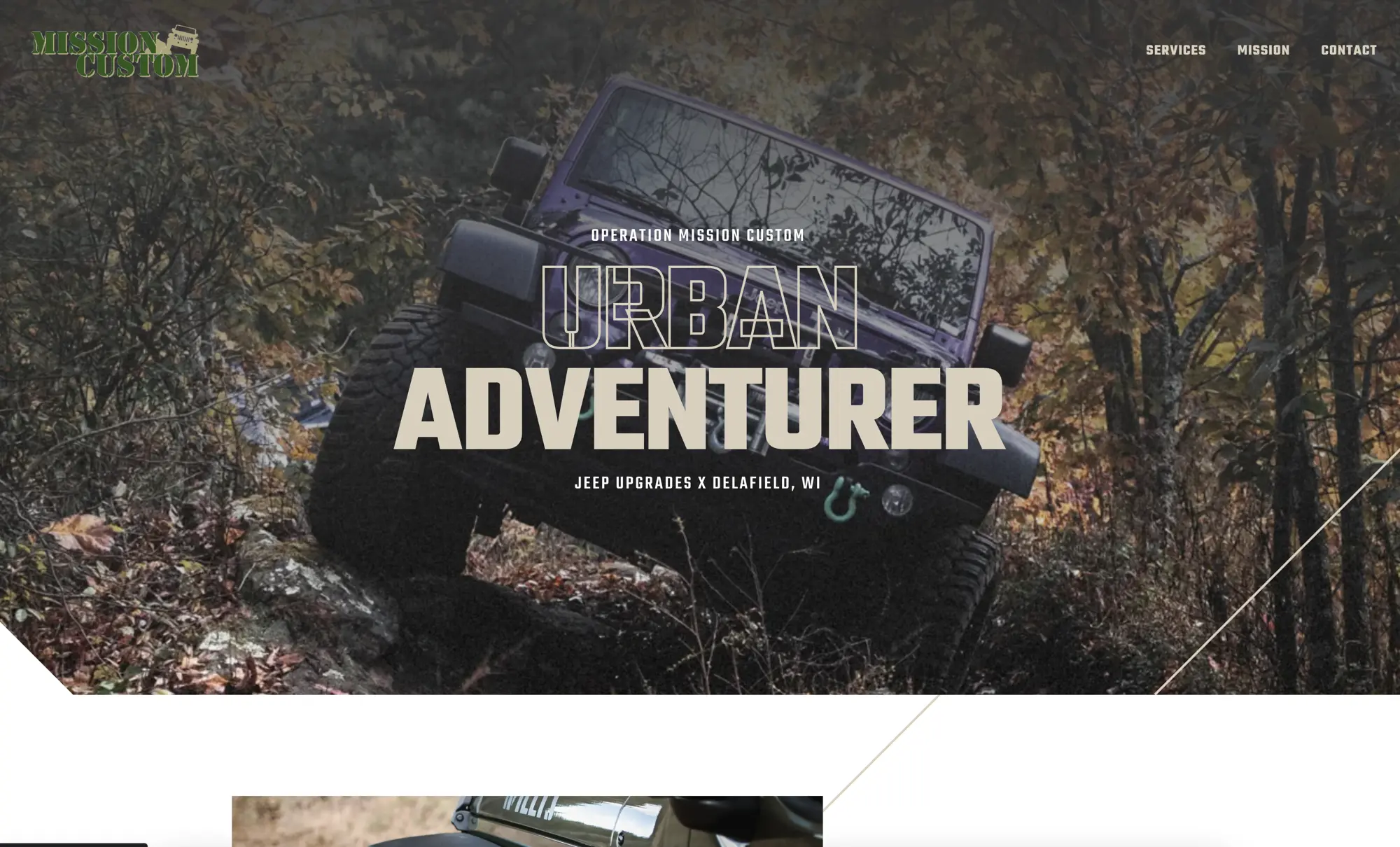 Layerly portfolio mission custom jeep