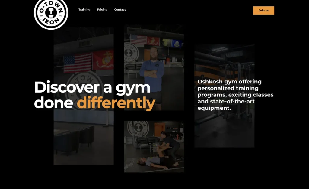 Layerly portfolio o town iron gym