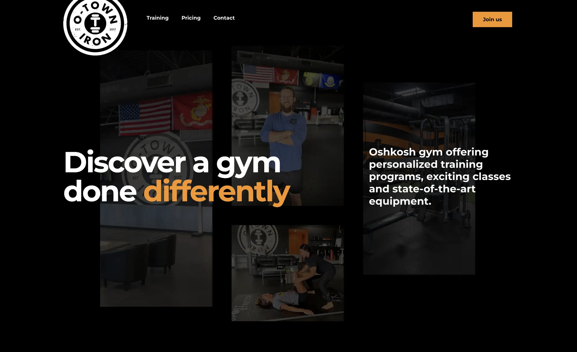 Layerly portfolio o town iron gym