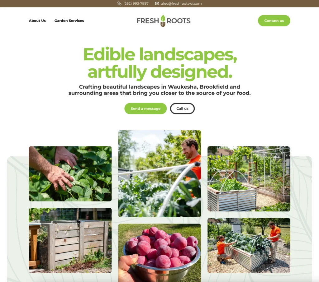 fresh roots gardening and landscaping services