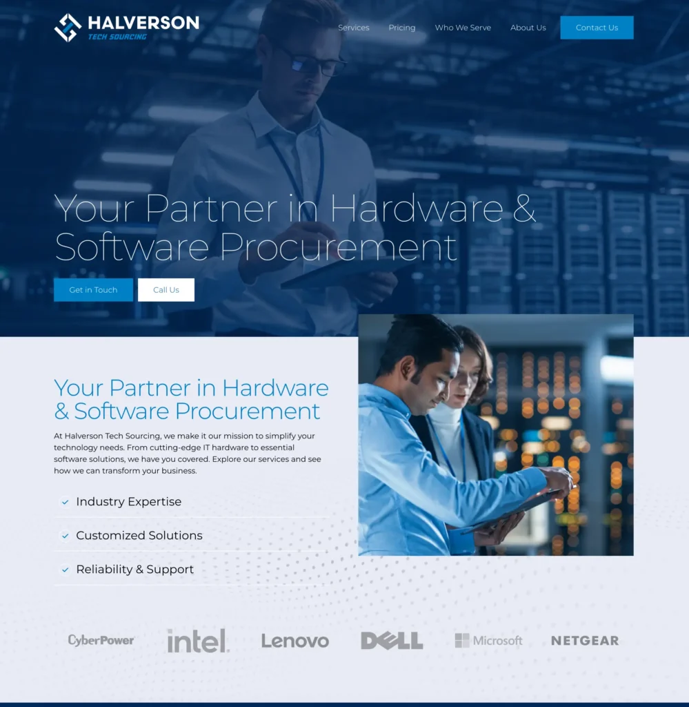 halverson tech sourcing website