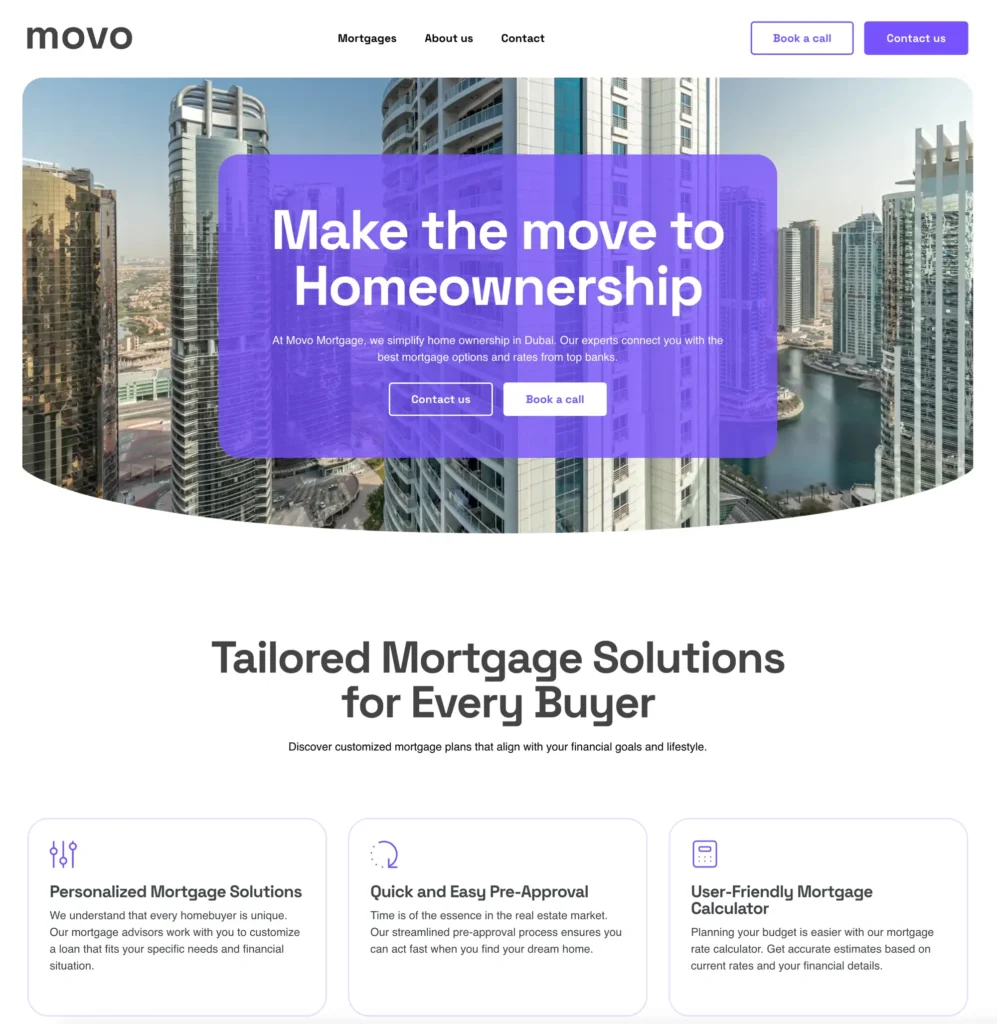 movo home mortgage website