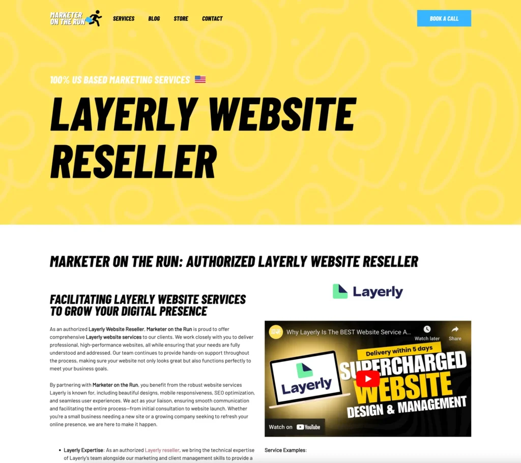 layerly website reseller example 1