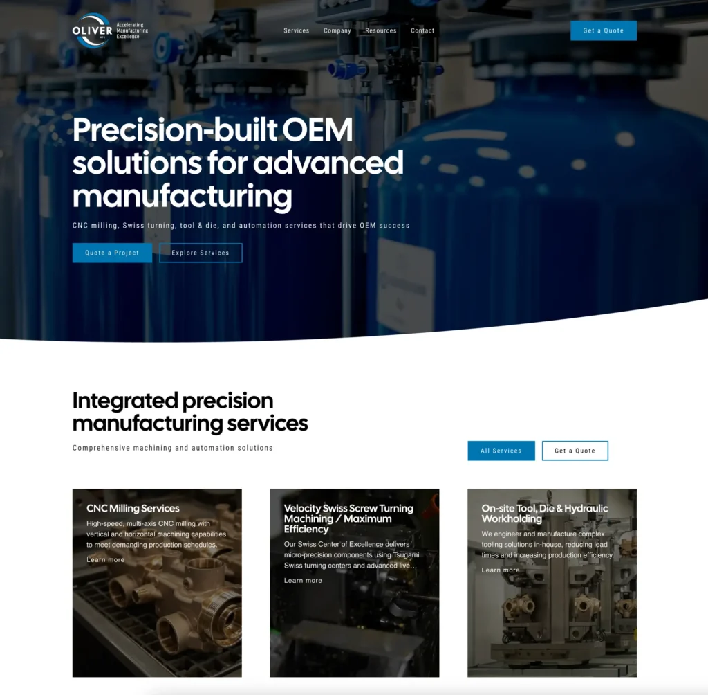 Oliver manufacturing