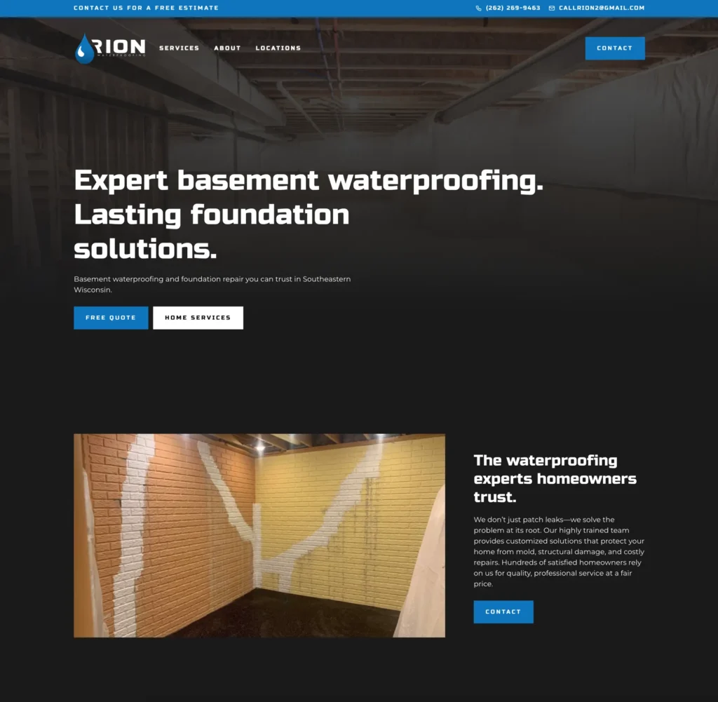 Rion waterproofing