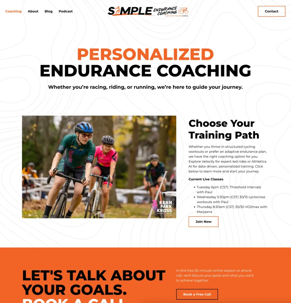 Simple endurance coaching 3